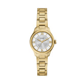 Fossil GILMORE Damenuhr Gold Silber Edelstahl 28 mm Quarz - ES5421